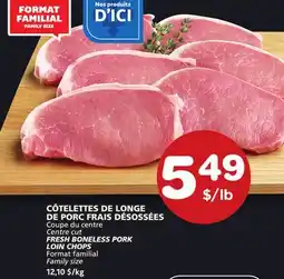 Marches Tradition FRESH BONELESS PORK LOIN CHOPS offer