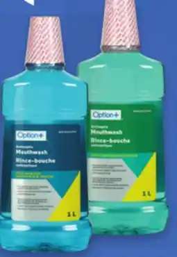 Uniprix OPTION+ Rince-bouches sélectionnés/Selected mouthwashes offer
