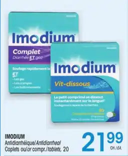 Uniprix IMODIUM Antidiarrhéique/Antidiarrheal offer