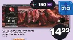Marches Tradition PLAISIRS GASTRONOMIQUES FRESH PORK BACK RIBS offer