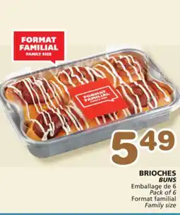 Marches Tradition BRIOCHES BUNS offer