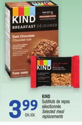 Uniprix KIND Subtituts de repas sélectionnés/Selected meal replacements offer