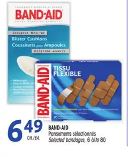 Uniprix BAND-AID Pansements sélectionnés / Selected bandages offer