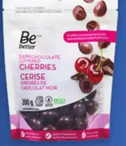 Uniprix BE BETTER Fruits enrobés de chocolat noir/Dark chocolate covered fruits offer