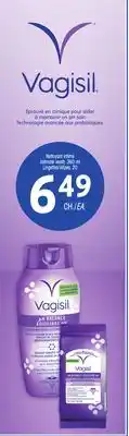 Uniprix VAGISIL Nettoyant intime/Intimate wash, Lingettes/Wipe offer