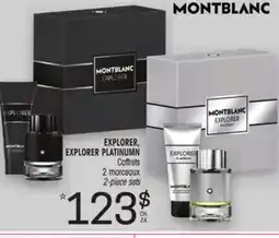 Uniprix MONTBLANC EXPLORER, EXPLORER PLATINUMN Coffrets 2 morceaux / 2-piece sets offer