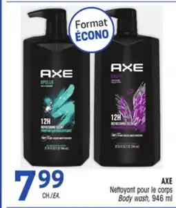 Uniprix AXE Nettoyant pour le corps/ Body wash offer