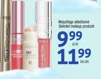 Uniprix L'ORÉAL PARIS Maquillage sélectionné/ Selected makeup products offer