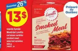 Maxi VIANDE FUMÉE MONTRÉAL LEVITTS, 500 g offer