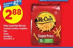 Maxi FRITES SUPERFRIES MCCAIN, 454-800 g offer