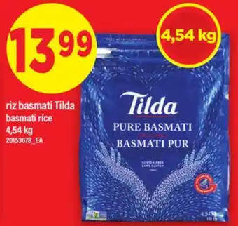 Maxi RIZ BASMATI TILDA, 4,54 kg offer