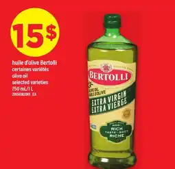 Maxi HUILE D'OLIVE BERTOLLI | OLIVE OIL, 750 ML/1 L offer