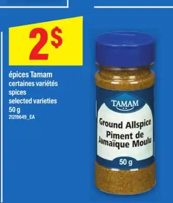 Maxi ÉPICES TAMAM | SPICES, 50 g offer
