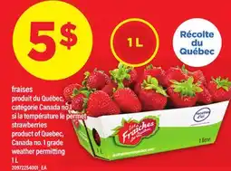 Maxi FRAISES, 1 L offer