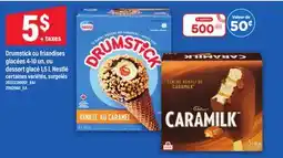 Maxi DRUMSTICK OU FRIANDISES GLACÉES, 4-10 UN. OU DESSERT GLACÉ, 1,5 L NESTLÉ offer