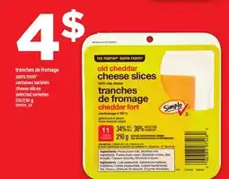 Maxi TRANCHES DE FROMAGE SANS NOM | CHEESE SLICES offer