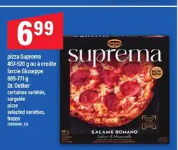 Maxi PIZZA SUPREMA, 487-520 G OU À CROÛTE FARCIE GIUSEPPE, 685-771 G DR. OETKER | PIZZA offer