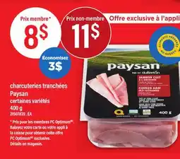 Maxi CHARCUTERIES TRANCHÉES PAYSAN, 400 G offer
