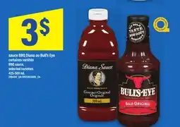 Maxi SAUCE BBQ DIANA OU BULL'S EYE | BBQ SAUCE, 425-500 ML offer