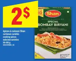 Maxi ÉPICES À CUISSON SHAN | COOKING SPICES, 50-100 G offer
