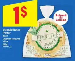 Maxi PITA STYLE LIBANAIS FRONTIER BLANC | LEBANESE STYLE PITA WHITE, 268 G offer
