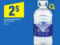 Maxi EAU DE SOURCE NATURELLE ESKA | NATURAL SPRING WATER, 4 L offer