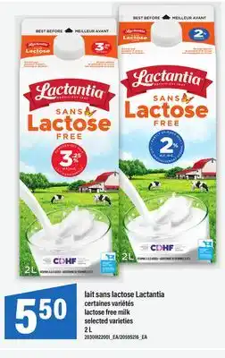 Maxi LAIN SANS LACTOSE LACTANTIA | LACTOSE FREE MILK, 2 L offer