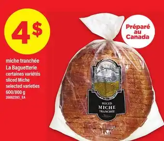 Maxi MICHE TRANCHÉE LA BAGUETTERIE | SLICED MICHE, 600/800 g offer