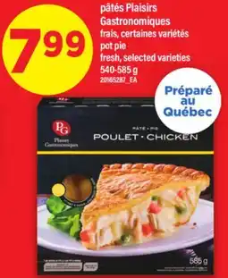 Maxi PÂTÉS PLAISIRS GASTRONOMIQUES | POT PIE, 540-585 G offer