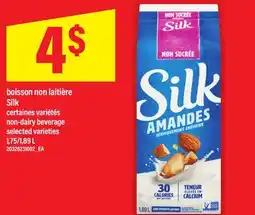 Maxi BOISSON NON LAITIÈRE SILK | NON-DAIRY BEVERAGE, 1,75/1,89 L offer