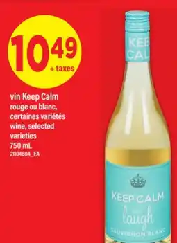Maxi VIN KEEP CALM | WINE, 750 ML offer