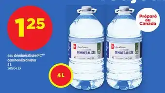 Maxi EAU DÉMINÉRALISÉE PC | DEMINERALIZED WATER, 4 L offer