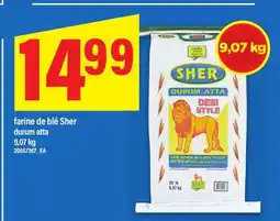 Maxi FARINE DE BLÉ SHER DURUM ATTA, 9,07 KG offer