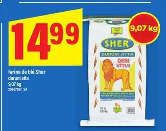 Maxi FARINE DE BLÉ SHER DURUM ATTA, 9,07 KG offer