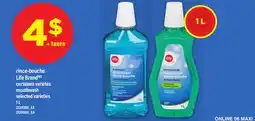 Maxi RINCE-BOUCHE LIFE BRAND | MOUTHWASH, 1 L offer