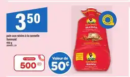 Maxi PAIN AUX RAISINS À LA CANNELLE SUNMAID, 450 G offer