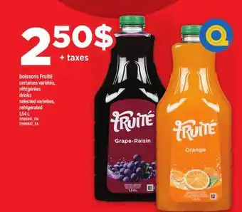 Maxi BOISSONS FRUITÉ | DRINK, 1,54 L offer