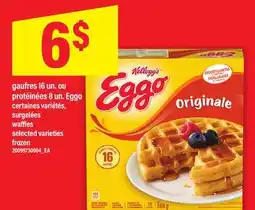Maxi GAUFRES, 16 UN. OU PROTÉINÉES, 8 UN. EGGO | WAFFLES offer