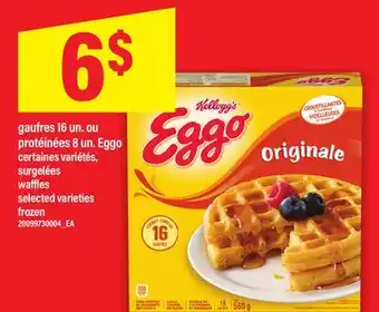 Maxi GAUFRES, 16 UN. OU PROTÉINÉES, 8 UN. EGGO | WAFFLES offer