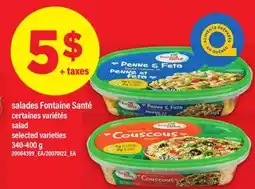 Maxi SALADES FONTAINE SANTÉ, 340-400 g offer