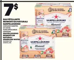 Provigo EAU PÉTILLANTE MOMENTI OU NATURALI SANPELLEGRINO, 6 X 330 ML offer