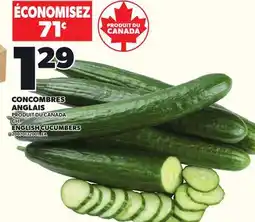 Provigo CONCOMBRES ANGLAIS offer