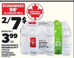 Provigo EAU DE SOURCE NATURELLE PC, 24X500 ML offer