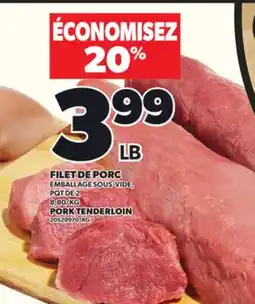 Provigo FILET DE PORC, PQT DE 2 offer