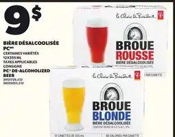 Provigo BIÈRE DÉSALCOOLISÉE PC, 12X355 ML offer