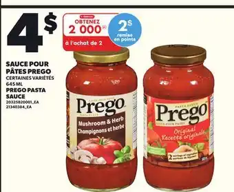 Provigo SAUCE POUR PÂTES PREGO, 645 ML offer