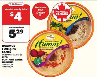 Provigo HUMMUS FONTAINE SANTÉ, 227 G offer