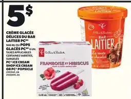 Provigo CRÈME GLACÉE DÉLICES DU BAR LAITIER PC, 946 ML OU POPS GLACÉS PC, 6 UN offer