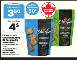 Provigo CRAQUELINS CROUSTILLANTS DE PAIN NAAN STONEFIRE, 170 G offer