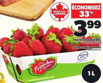 Provigo FRAISES DU QUÉBEC, 1 L offer